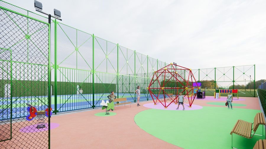 Diseño de zonas verdes Colegio Colsubsidio Norte