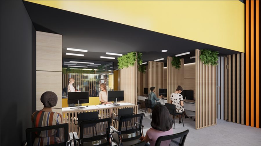 Diseño de agencia de empleo Colsubsidio Soacha